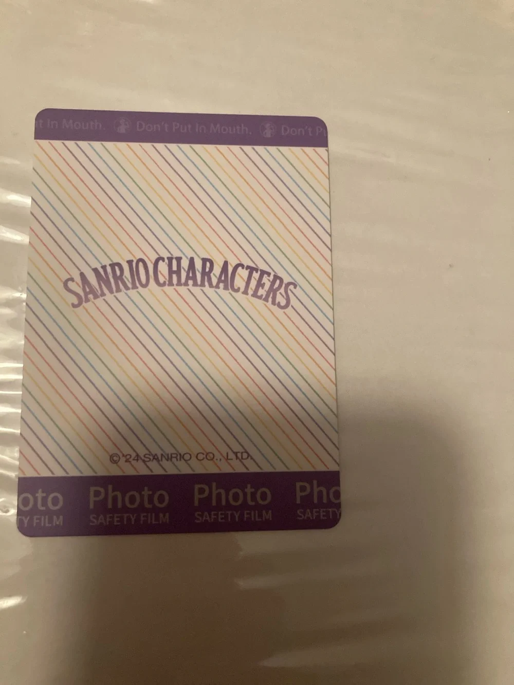 Sanrio Kuromi Holographic Pink Purple Trading Card